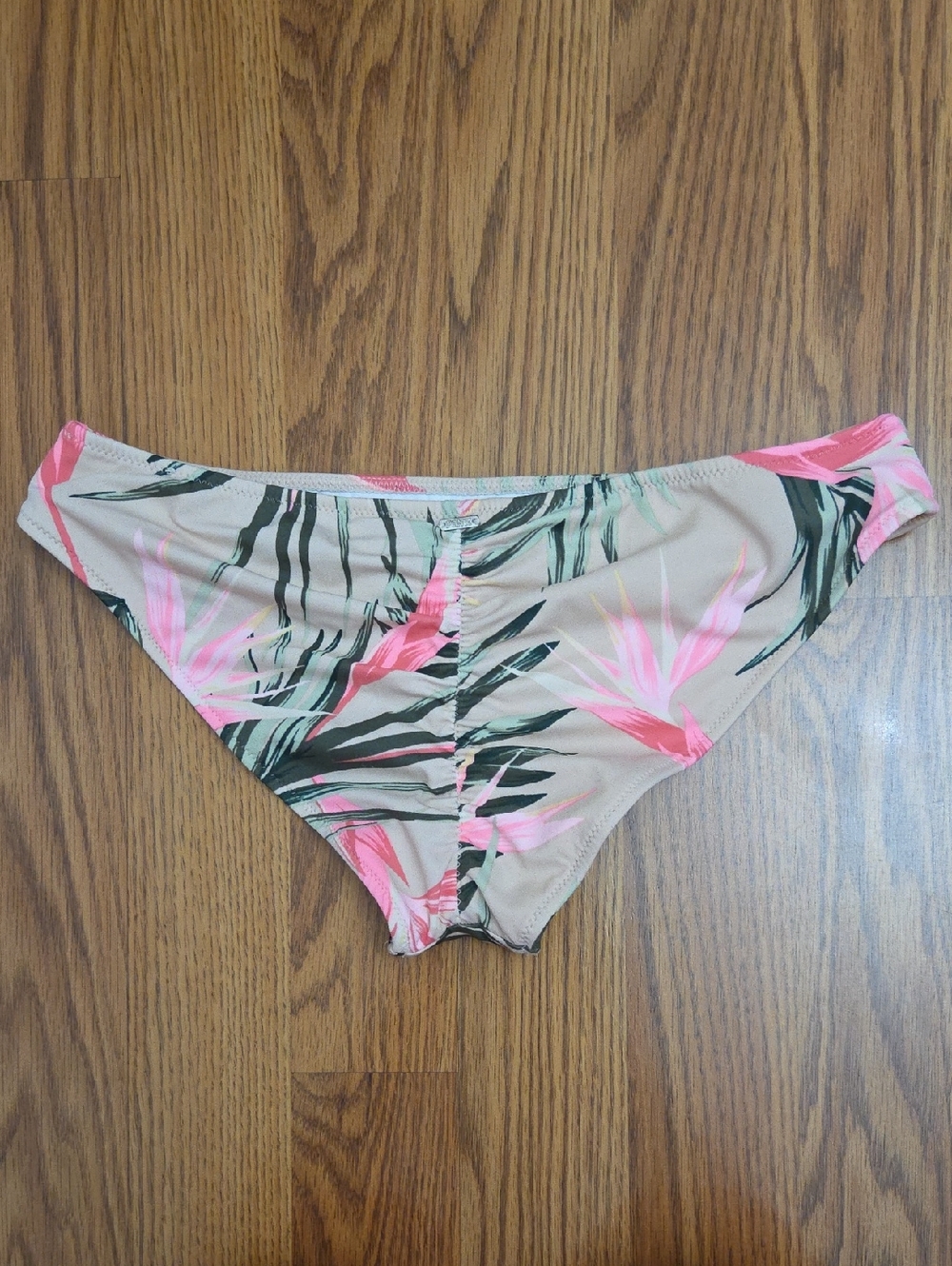 Victoria's Secret PINK Ruched Floral Mini Bikini Bottoms/ Small